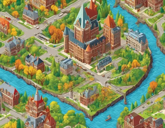 Quebec in the spring image
