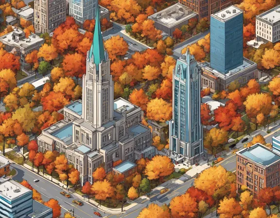 Raleigh in the fall image