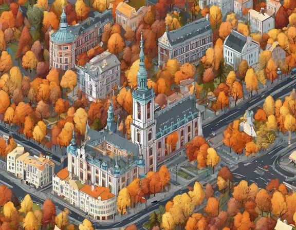 Riga in the fall image