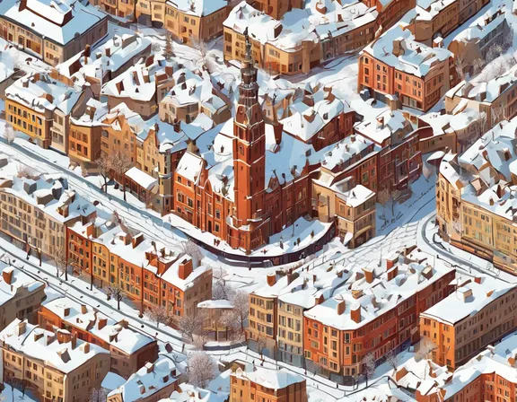 Riga in the winter image