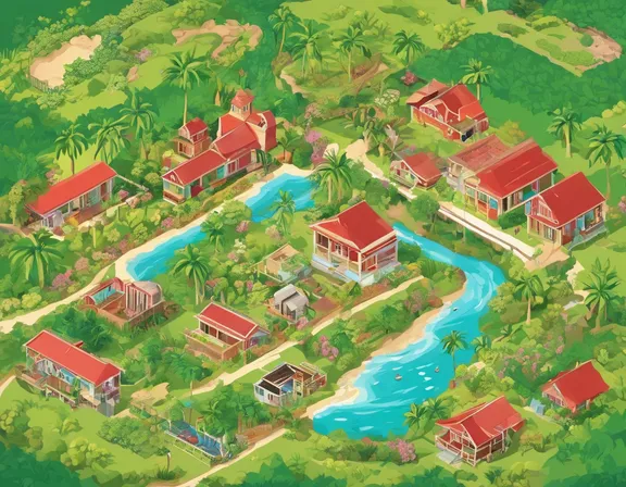 Saint Kitts and Nevis in the spring image
