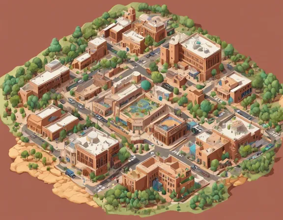 Santa Fe NM in the spring image