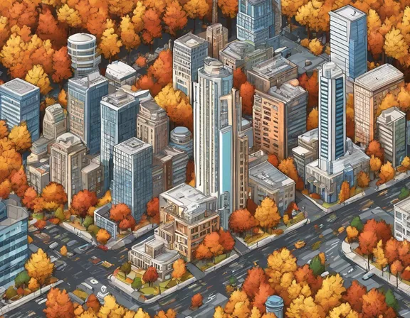 Seattle in the fall image