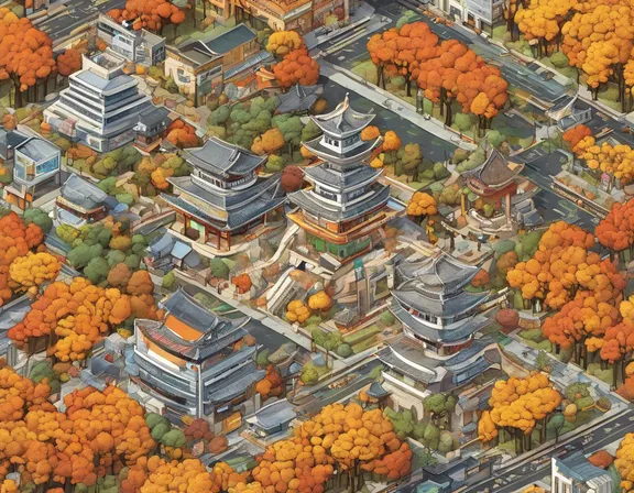 Seoul in the fall image