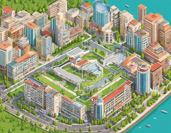 Skopje in the spring image