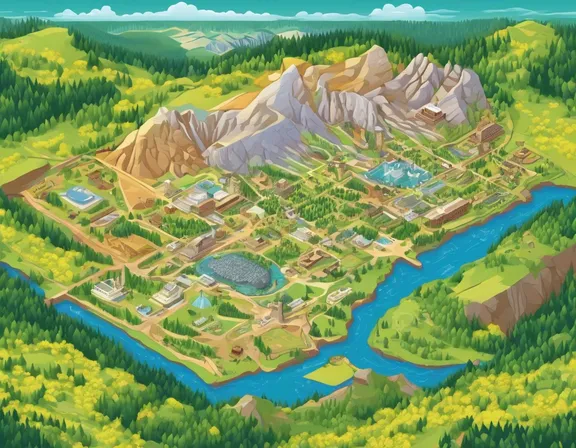 South Dakota in the spring image