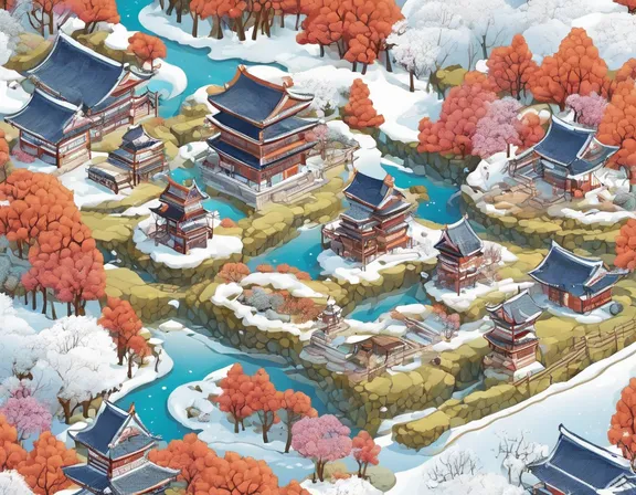 South Korea in the winter image