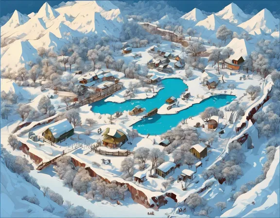 South Sudan in the winter image