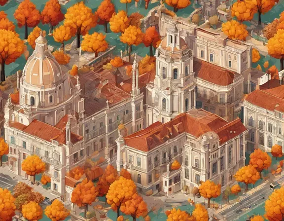 Spain in the fall image