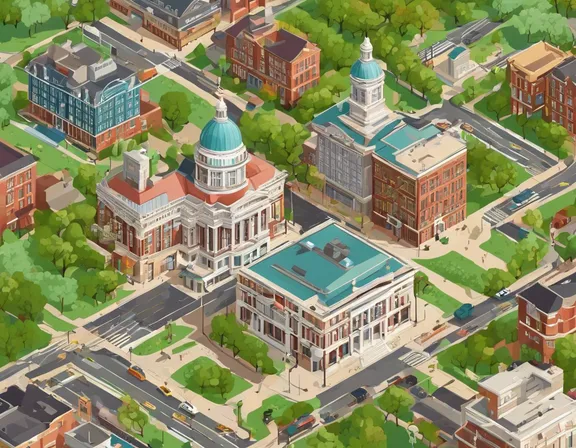 Springfield IL in the spring image