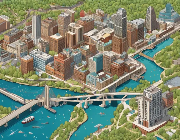 St. Paul in the spring image