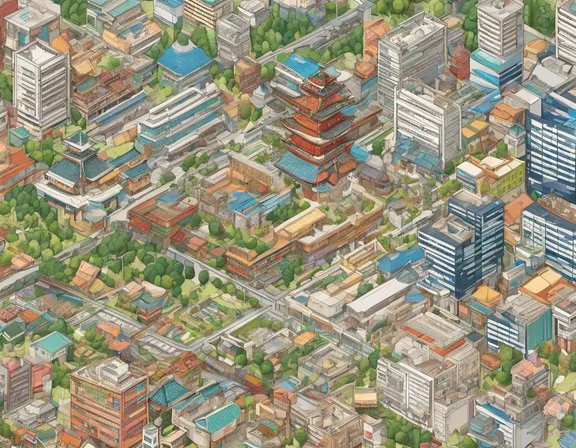 Suwon in the summer image