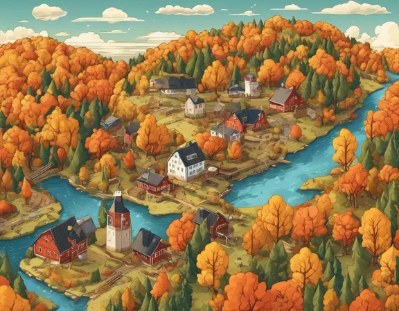 Sweden in the fall image