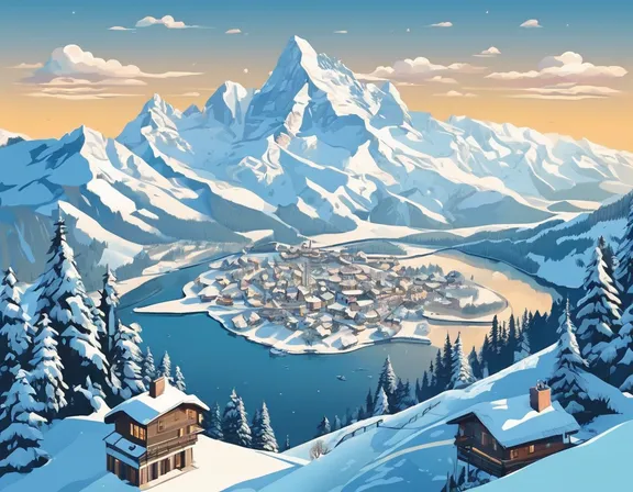 Switzerland in the winter image