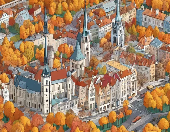 Tallinn in the fall image