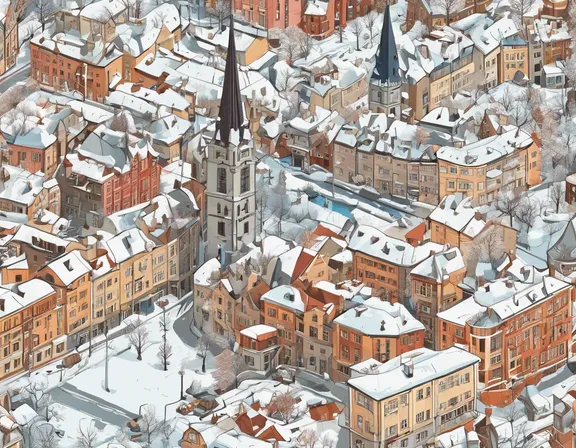 Tallinn in the winter image