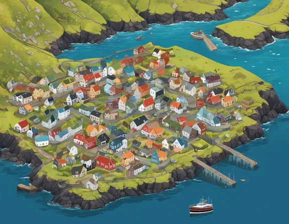 Tórshavn in the summer image