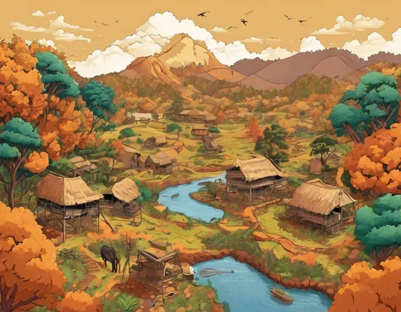 Uganda in the fall image