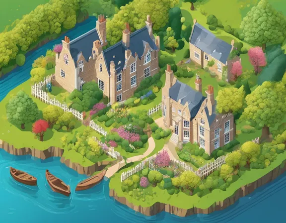 United Kingdom in the spring image