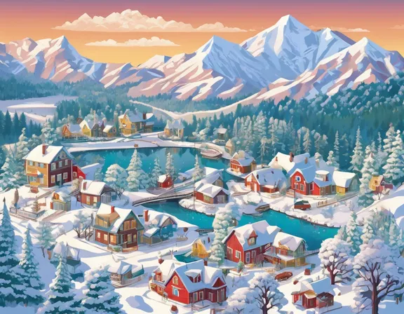 United States in the winter image