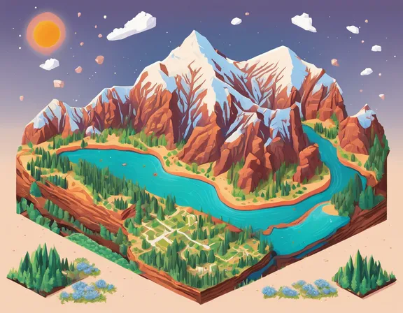 Utah in the spring image