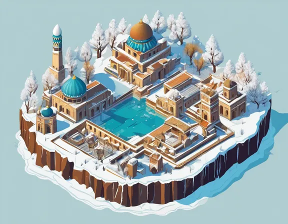 Uzbekistan in the winter image