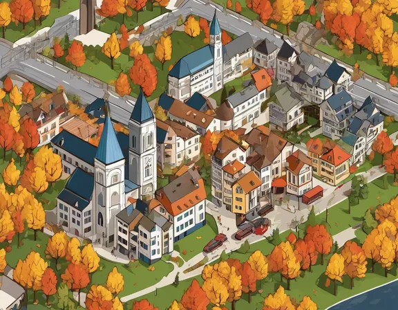 Vaduz in the fall image