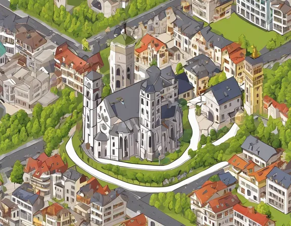 Vaduz in the spring image