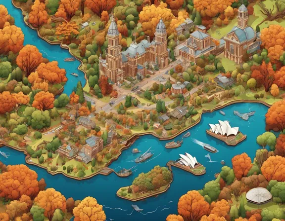 Victoria (Australia) in the fall image