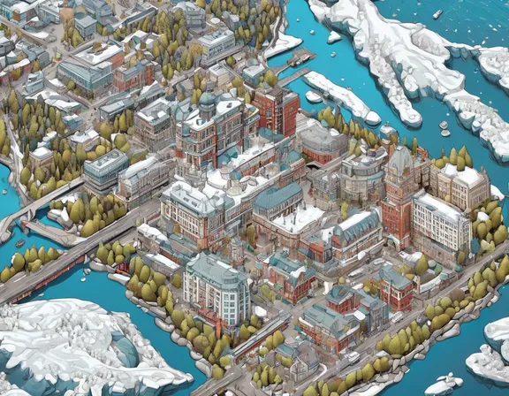 Victoria BC in the winter image