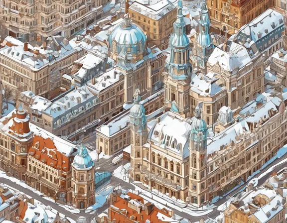 Vienna in the winter image