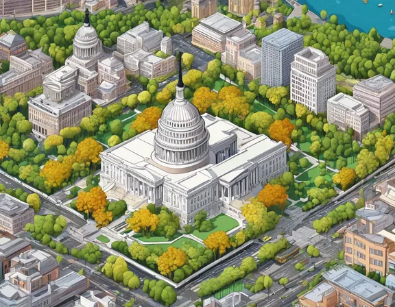 Washington, D.C. in the spring image