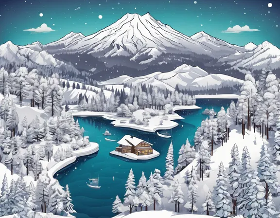 Washington State in the winter image