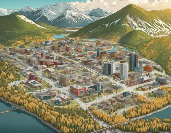 Whitehorse in the spring image