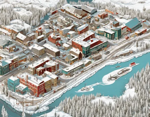 Whitehorse in the winter image