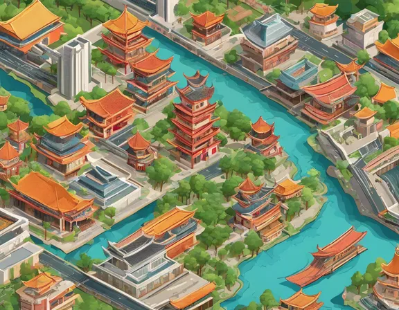 Wuzhou in the summer image