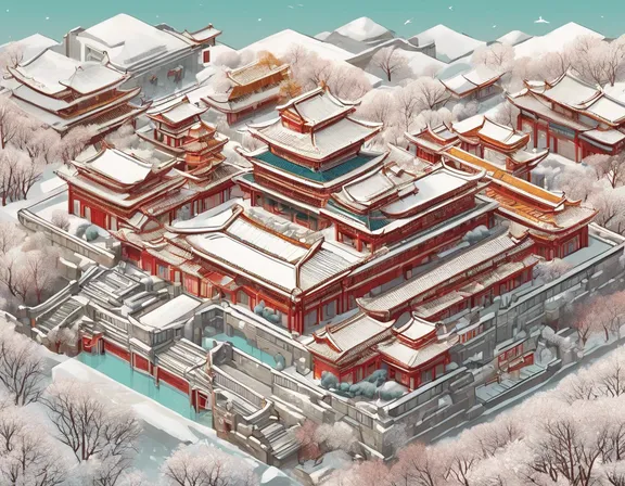 Xi’an in the winter image