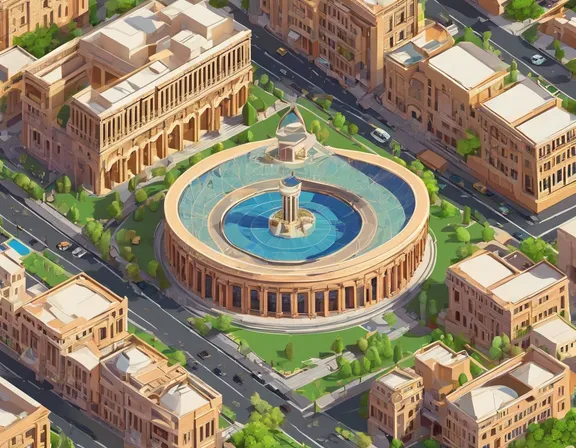 Yerevan in the summer image