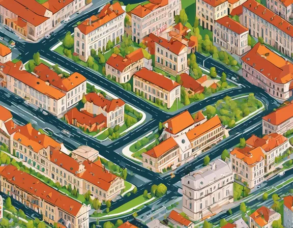 Zagreb in the spring image